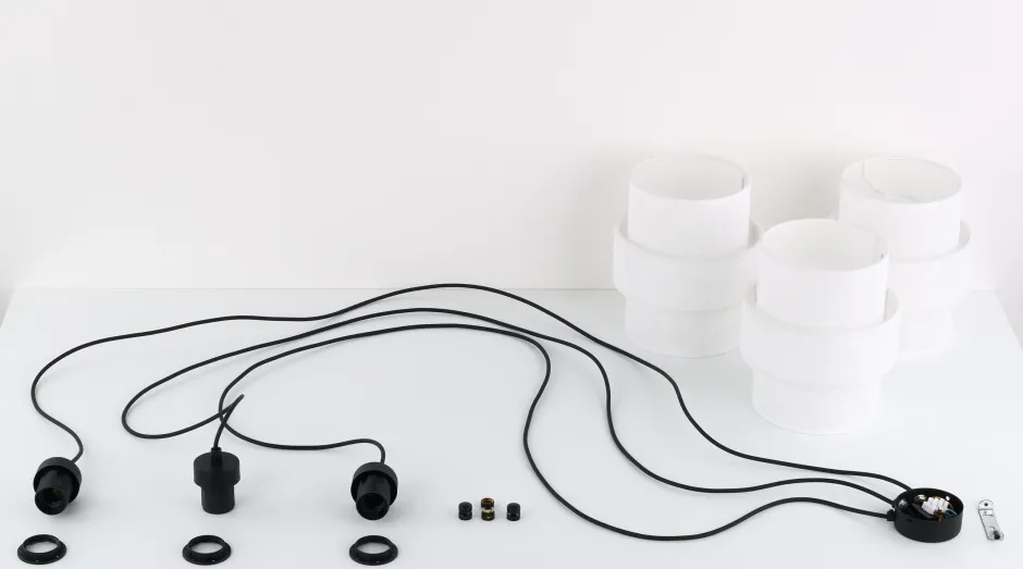 TK Lighting Hängelampe Stoff E27 B: max. 4 m verstellbar 3-flammig< Hängelampen|Esszimmer Lampen