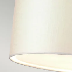 Elstead Hängelampe Stoff rund Ø86cm in Creme Messing blendarm< Moderne Lampen|Stofflampen