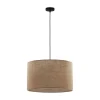 Wohnzimmerlampen|Moderne Lampen*TK Lighting Hängelampe Stoff Schirm Jute Ø 50 cm E27 Boho Style