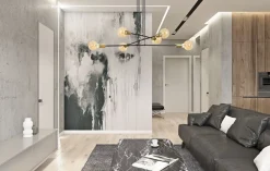 Hängelampen|Esszimmer Lampen*Emibig Hängelampe verstellbar Schwarz Retro 6x E27 Metall