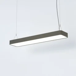 Nowodvorski Hängelampe warmweiß T8 LED 3000 K 2300 lm Aluminium B: 93,5 cm< Wohnzimmerlampen|Metall Lampen