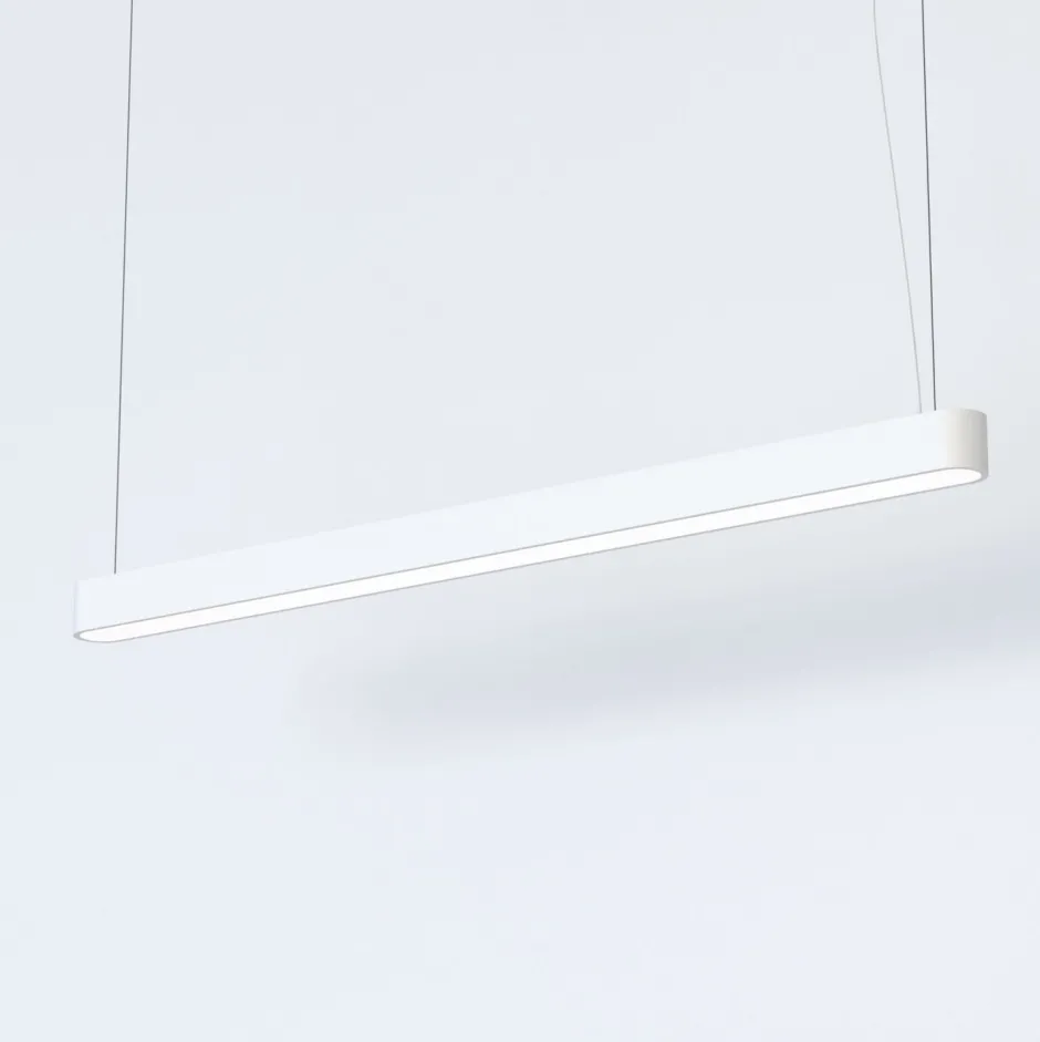 Hängelampen|Bürolampen*Nowodvorski Hängelampe Weiß 3000 K 3200 lm T8 LED verstellbar B: 125 cm