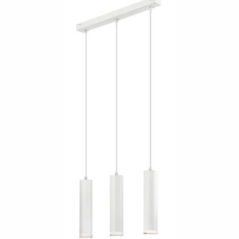 Hängelampen|Esszimmer Lampen*Lamkur Hängelampe Weiß Aluminium Modern Esstisch Leuchte