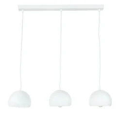 Hängelampen|Esszimmer Lampen*Luminex Hängelampe Weiß E27 Retro Design 3 flammig