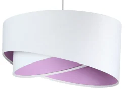 BPS Koncept Hängelampe Weiß Flieder rund Ø50cm Esstisch< Hängelampen|Esszimmer Lampen