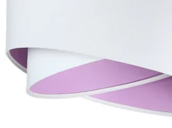 BPS Koncept Hängelampe Weiß Flieder rund Ø50cm Esstisch< Hängelampen|Esszimmer Lampen