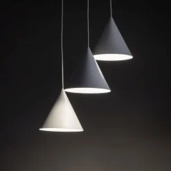 TK Lighting Hängelampe Weiß Metall Ø 42 cm 3-flammig Retro Design< Hängelampen|Bürolampen