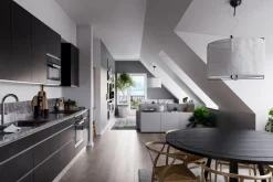 Hängelampen|Wohnzimmerlampen*By Rydéns Hängelampe Weiß Schwarz B: 61,5 cm Metall Stoff E27