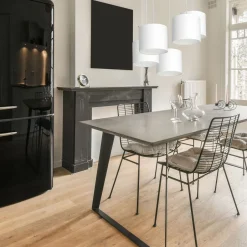 Luminex Hängelampe Weiß Stoff Metall B:58 cm 5-flmg blendarm< Hängelampen|Bürolampen