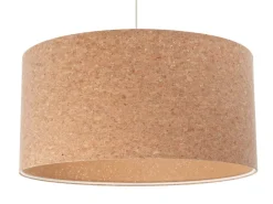 Hängelampen|Moderne Lampen*BPS Koncept Hängelampe Wohnzimmer Ø 60 cm Natur Weiß Kork Modern E27