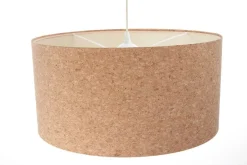 BPS Koncept Hängelampe Wohnzimmer Natur E27 Ø 50 cm Kork Modern< Hängelampen|Moderne Lampen