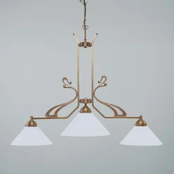 Berliner Messingleuchten Hängeleuchte< Hängelampen|Jugendstil Lampen