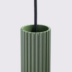 Sollux Hängeleuchte 30 cm breit 2-flammig GU10 Grün Modern aus Alu< Hängelampen|Wohnzimmerlampen