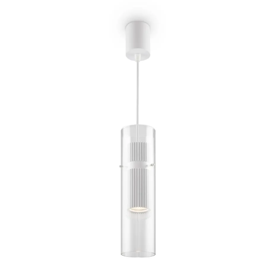 Maytoni Hängeleuchte Aluminium Glas GU10 D: 8 cm H: max. 170 cm< Hängelampen|Esszimmer Lampen