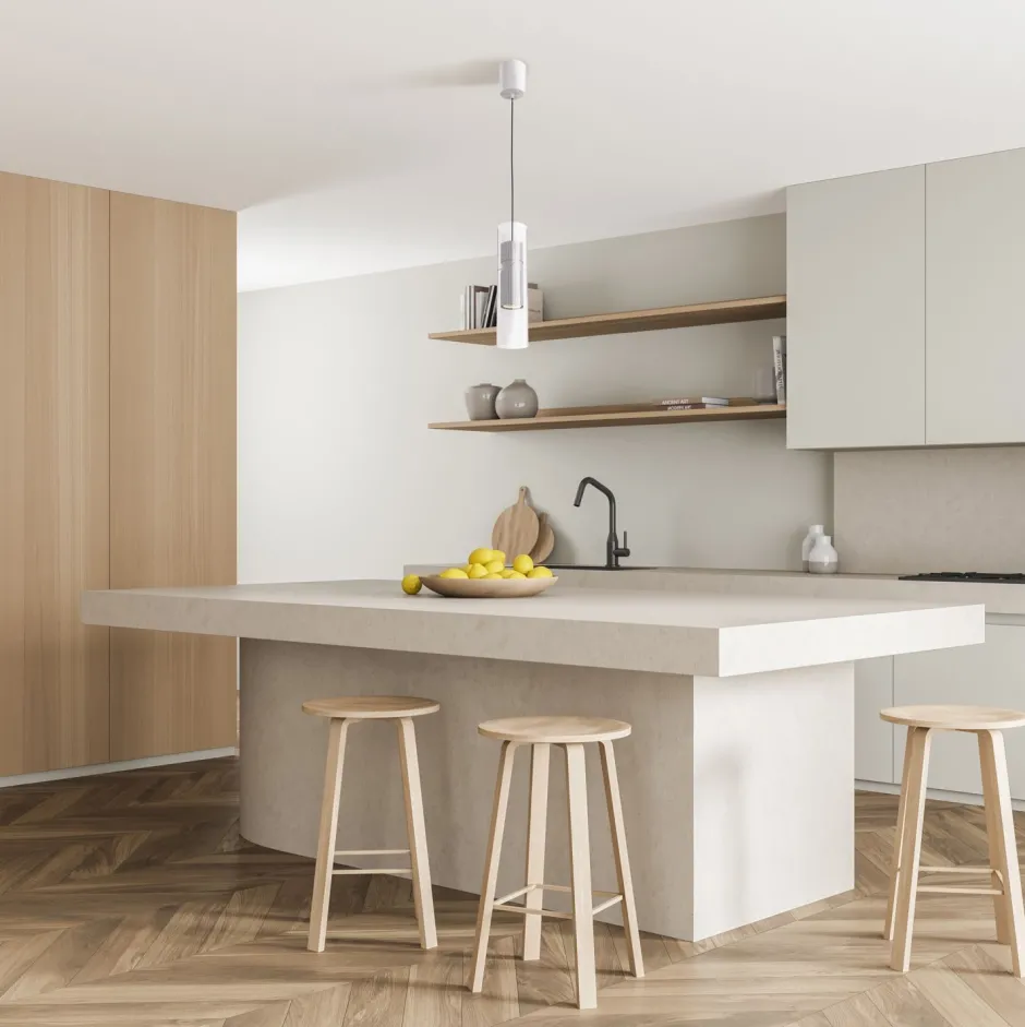 Maytoni Hängeleuchte Aluminium Glas GU10 D: 8 cm H: max. 170 cm< Hängelampen|Esszimmer Lampen