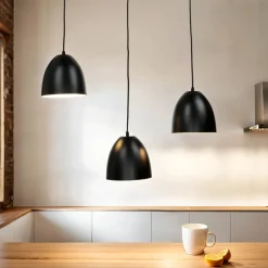 Emibig Hängeleuchte ANNIE Schwarz 3-flammig länglich< Hängelampen|Esszimmer Lampen