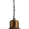 Industrie Lampen|Vintage Lampen*Masterlight Hängeleuchte ANTIK BRASS Ø44,5cm