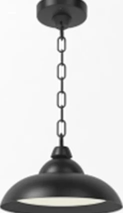 Metall Lampen|Hängeleuchten Außen*Easylight Hängeleuchte außen Aluminium LED IP54 25 cm breit rund