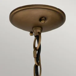 Gartenlaternen|Industrie Lampen*Elstead Hängeleuchte außen Aluminium Glas B: 17,8 cm rund IP44