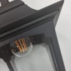 Elstead Hängeleuchte außen IP44 Schwarz E27 Glas Aluminium< Außenleuchten Antik|Gartenlaternen