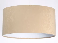 Hängelampen|Esszimmer Lampen*BPS Koncept Hängeleuchte AYLMER Beige Weiß Retro rund Esstisch