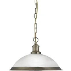 Searchlight Hängeleuchte BISTRO in Messing Antik< Hängelampen|Esszimmer Lampen