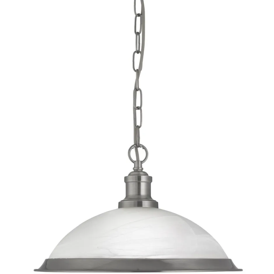 Hängelampen|Moderne Lampen*Searchlight Hängeleuchte BISTRO in Silber