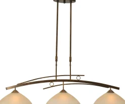 Masterlight Hängeleuchte BOLZANO in Braun Patina 3-flmg< Hängelampen|Esszimmer Lampen