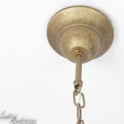 Hängelampen|Esszimmer Lampen*Giovanni Battista Hängeleuchte Bronze Antik 2-flmg Rustikal Premium