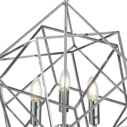 Searchlight Hängeleuchte Chrom 3x E14 B: 48 cm Metall Modern HANNAH< Hängelampen|Bürolampen