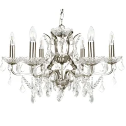 Searchlight Hängeleuchte Ø70cm 6-flmg< Wohnzimmerlampen|Kristalllampen