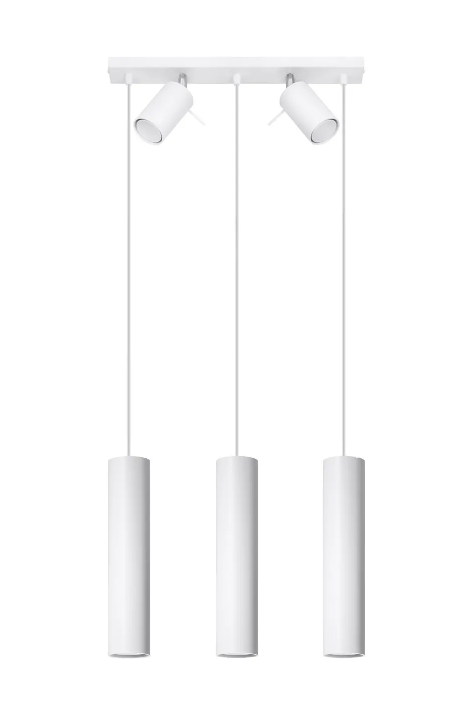 Sollux Hängeleuchte Deckenstrahler Weiß Metall 5-flammig< Hängelampen|Esszimmer Lampen