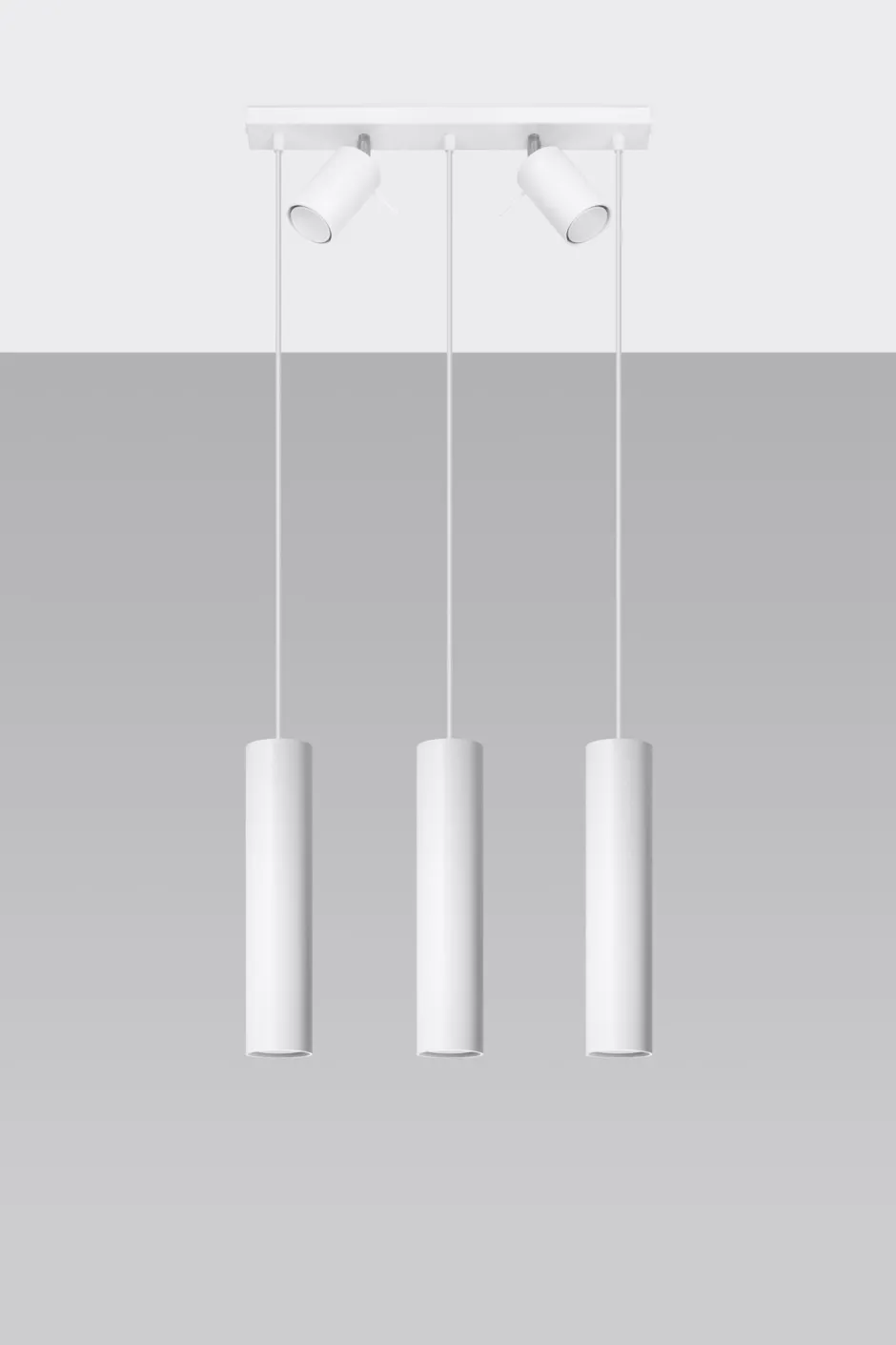 Sollux Hängeleuchte Deckenstrahler Weiß Metall 5-flammig< Hängelampen|Esszimmer Lampen