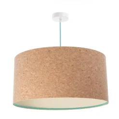 BPS Koncept Hängeleuchte E27 Ø 30 cm Kork Modern Wohnzimmer< Moderne Lampen|Wohnzimmerlampen