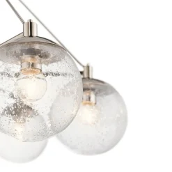 Hängelampen|Bürolampen*Elstead Hängeleuchte Esstisch Ø 87,6 cm Metall Regenglas Vintage