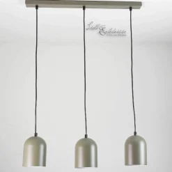 Luminex Hängeleuchte Esstisch 3-flammig Grau E27 verstellbar< Hängelampen|Esszimmer Lampen