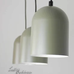 Luminex Hängeleuchte Esstisch 3-flammig Grau E27 verstellbar< Hängelampen|Esszimmer Lampen