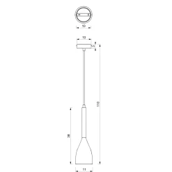 Luminex Hängeleuchte Esstisch Holz Metall E27 Ø11cm Schwarz< Esszimmer Lampen|Wohnzimmerlampen