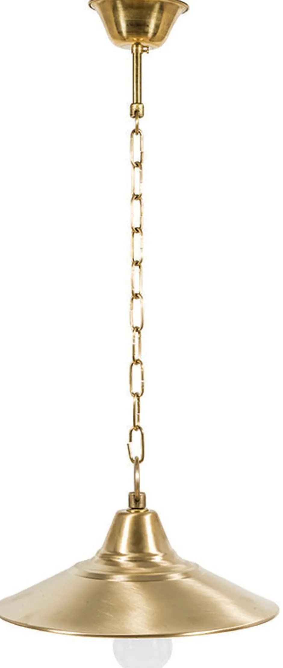 Messinglampen|Wohnzimmerlampen*Lido Hängeleuchte Esstisch Küche Messing Ø31cm rostfrei