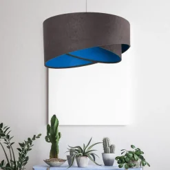 Hängelampen|Esszimmer Lampen*Easylight Hängeleuchte Esstisch Wohnzimmer Grau Blau Ø50cm