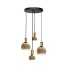 Hängelampen|Bürolampen*Giovanni Battista Hängeleuchte 4-flammig E27 D: 40 cm Messing Eisen