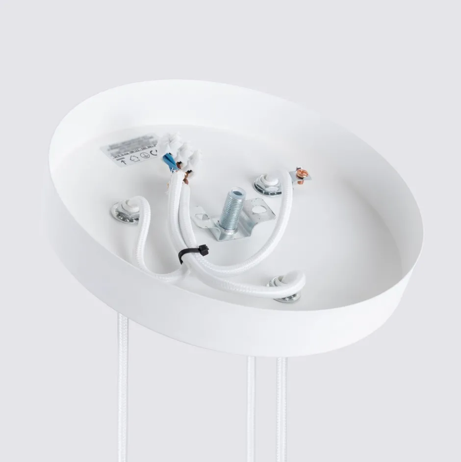 Sollux Hängeleuchte 3-flammig GU10 Modern B: 19,5 cm Weiß BERTA< Wohnzimmerlampen|Metall Lampen