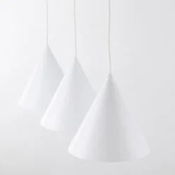 Hängelampen|Esszimmer Lampen*TK Lighting Hängeleuchte 3-flammig Metall L: 75 cm Weiß E27 CODY