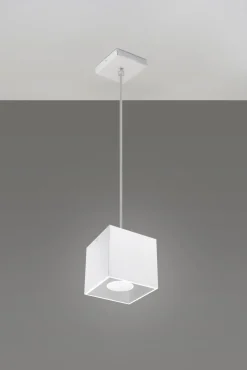 Bauhaus Lampen|Wohnzimmerlampen*Sollux Hängeleuchte GEO in Weiß