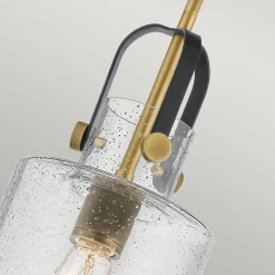 Elstead Hängeleuchte Glas 18 cm breit H: max. 141,6 cm verstellbar< Hängelampen|Bürolampen