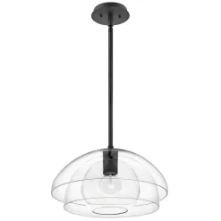 Elstead Hängeleuchte Glas D: 40,7 cm H: max. 106,6 cm verstellbar< Hängelampen|Bürolampen