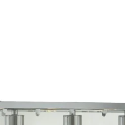 Hängelampen|Esszimmer Lampen*Searchlight Hängeleuchte Glas Metall B: 90 cm 5x E27 Chrom Klar