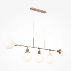 Hängelampen|Bürolampen*Maytoni Hängeleuchte Glas Metall E14 H: max. 149,3 cm Modern