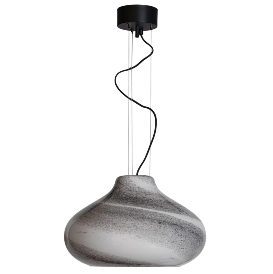 By Rydéns Hängeleuchte Glas Metall E27 44,5 cm breit marmoriert< Hängelampen|Wohnzimmerlampen