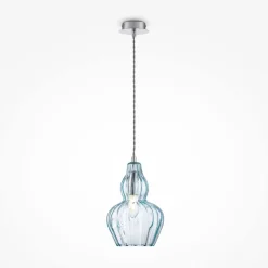 Hängelampen|Esszimmer Lampen*Maytoni Hängeleuchte Glas Metall E14 rund Ø 16 cm Modern